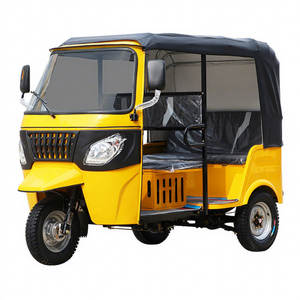 Tuk Tuk Elettrico a 3 Ruote, Triciclo Passeggeri, Auto Rickshaw a Nuova Energia per Servizio Taxi e Pendolari 60V - Product Image 1