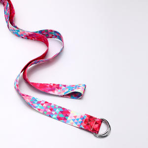 Sangle de yoga extensible en polyester personnalisée pour tapis de yoga - Product Image 5