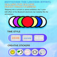 Badge numérique intelligent dynamique avec écran IPS, photo, vidéo, GIF, écran tactile de 1,85 pouce, badge électronique, application, OEM, ODM