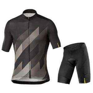 Kit cycliste d'été <span class=keywords><strong>Mavic</strong></span>, maillot à manches courtes et short à bretelles pour VTT, tenue de club avec logo personnalisé pris en charge - Product Image 3