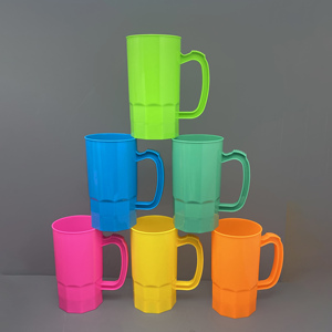 Color Changing Reusable Cup Straight Straw and Curvy Straw for Barbecue Assorted Size Pack Dishwasher Safe PRS - Product Image 1