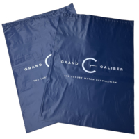 Pochette d'Expédition Personnalisée avec Logo Noir et Or, Emballage pour Vêtements, Enveloppe en Plastique pour Courrier et Livraison E-commerce