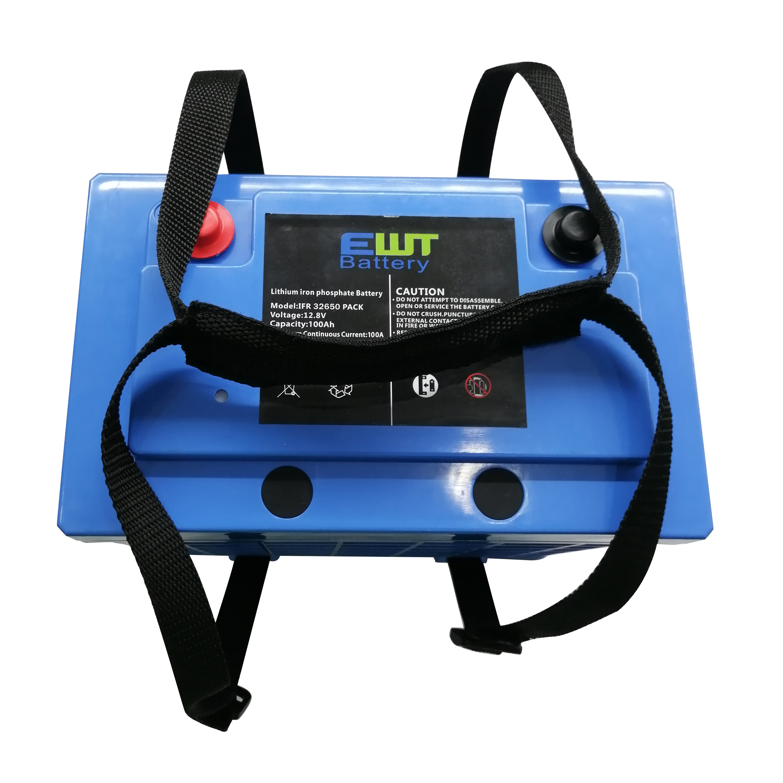 EWT Battery 12V 100AH 100A Lifepo4 Battery Pack Deep Cycle IFR32700 1C Discharge Battery Pack For Golf Cart · image 2