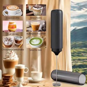 Wholesale Rechargeable Eco-Friendly Milk Frother Coffee Frother with Sleeve - Product Image 3