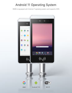 HFSecurity RA08 8 pouces double caméra dispositifs <span class=keywords><strong>de</strong></span> contrôle <span class=keywords><strong>d</strong></span>'accès carte <span class=keywords><strong>de</strong></span> reconnaissance faciale temps <span class=keywords><strong>de</strong></span> lecture présence pour immeuble <span class=keywords><strong>de</strong></span> bureaux - Product Image 2