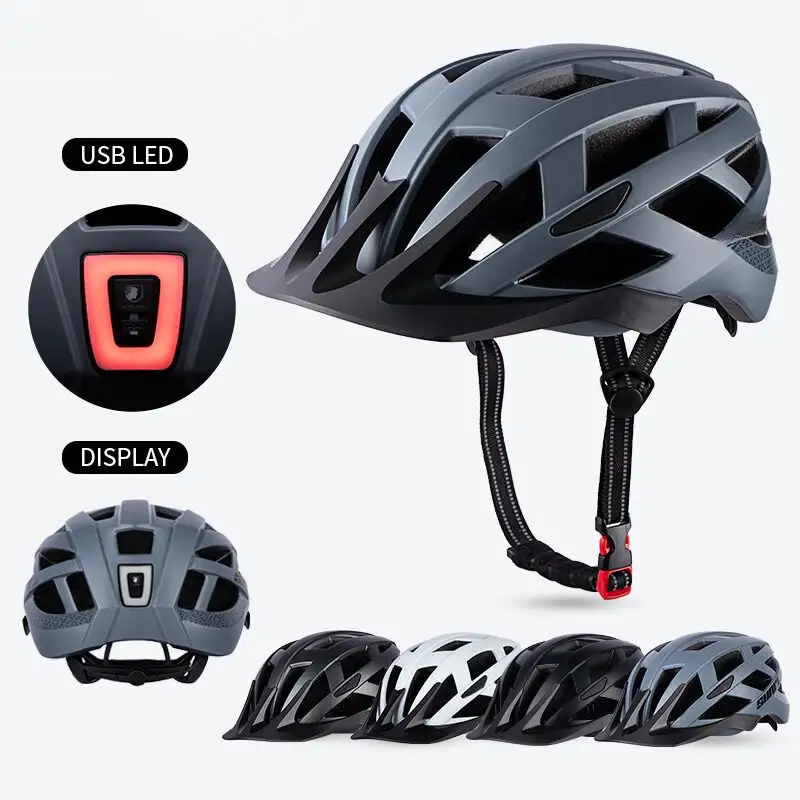 Lightweight Mountain Bike/Road Bike Helmet for Men and Women Adults.