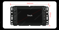 Écran audio de voiture MEKEDE pour GMC Yukon Sierra Chevrolet Silverado Impala Buick Enclave