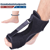 Attelle pour le pied de la cheville, accessoire de haute qualité, plantaire de la fasciite nocturne, orthèse pour soulager les douleurs du talon, 1 pièce