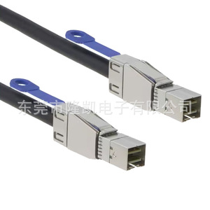 SFF-8644 to SFF-8644 SAS cable, 12Gbps server storage <b>RAID</b> <b>card</b> connection cable - Product Image 1