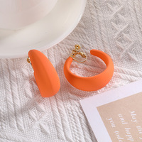 Song Yi OEM à la mode nouveau design couleur bonbon anneau en forme de C clip d'oreille percé pour femmes