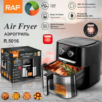 Friteuse à air multifonctionnelle à commande mécanique RAF R.5016, vente chaude, friteuse à air électrique manuelle pour la maison