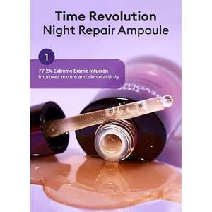 Coffret Cadeau Missha Time Revolution Night Repair 5X : Ampoule, Crème, Essence, Soin Anti-Âge pour le Visage, Tous Types de Peau - Product Image 4