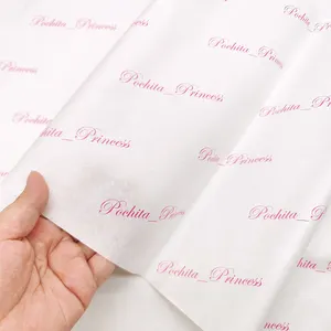 Modieuze Custom Gedrukt Tissue Inpakpapier Voor Producten Verpakking Kleren Wikkelen Tissue Papierrol