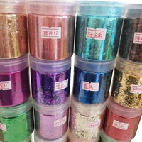 Osbang 20 Couleurs 3g par Flacon Pigment Organique Oxyde de Fer Flocons Dorés Colorés pour Ongles Résine Époxy Artisanat Fait Main DIY