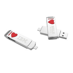 Akıllı telefon Pc için OTG Usb başparmak U disk 8GB 16GB 32GB 64GB 128GB hafıza belleği kalem sürücü promosyon özel otg usb flash sürücü - Product Image 1