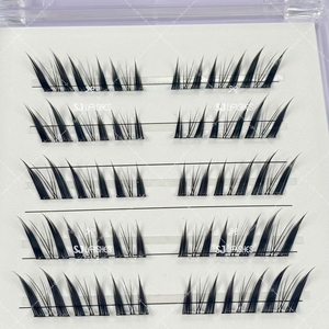 Remise sur les cils! <span class=keywords><strong>Foxy</strong></span> Eye Press sur la grappe de cils dans la boîte à cils personnalisée de Eyelash Wholesale - Product Image 6