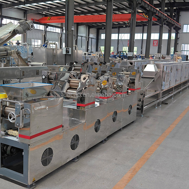 Non Fried Instant Noodles Production Line Ripple Small Instant Noodle Making Equipment Instant Noodle Making Machine