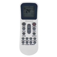 Télécommande de remplacement YKR-K/002E / YK-K/011E pour modèles de climatiseurs AUX avec écran LCD