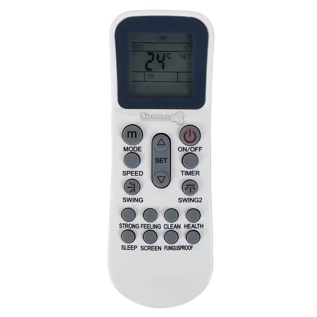 YKR-K/002E / YK-K/011E Replacement Remote for AUX air Conditioner Models with LCD Display
