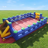 Jeu de baby-foot gonflable commercial le plus populaire avec matériau en PVC, installation facile, taille et capacité personnalisables