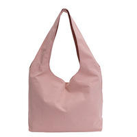 Sac fourre-tout en nylon de grande capacité pour femmes motif géométrique sac à main décontracté à fermeture éclair polyvalent pour les filles