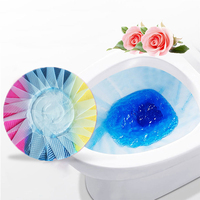 Nettoyant pour bloc de toilette 3 couleurs au parfum de rose Nettoyant pour cuvette de toilette