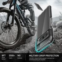 Étui de téléphone portable Soonleader résistant aux chocs, compatible avec la charge sans fil, design sportif transparent pour Google Pixel 8 Pro