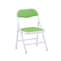 Chaise de salon moderne et mignonne, pliable, facile à transporter, avec cadre en métal et motifs créatifs, vente chaude