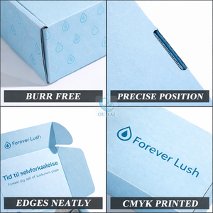 Caja de Envío para Suéteres, Caja de Suscripción, Embalaje de Cartón Corrugado Tipo E, Caja de Envío con Cierre Automático, Fabricante Personalizado - Product Image 4