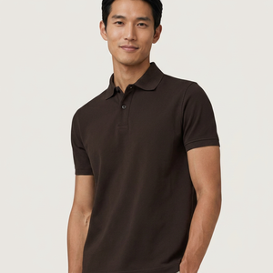 เสื้อโปโลกอล์ฟผ้าคอตตอนผสมโซโรนาขายส่ง ยืดได้สี่ทิศทาง รับทำโลโก้ตามสั่ง ผู้ผลิต OEM - Product Image 1