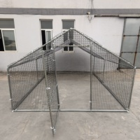 Grande cage d'ombrage pour poulailler 4*3 m avec couverture de toit pour jardin