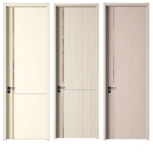 Nouvelle conception 2026 – <span class=keywords><strong>Porte</strong></span> intérieure de chambre d'hôtel en bois massif mélaminé, insonorisée, finition minimaliste, personnalisable en usine - Product Image 4
