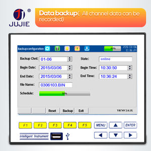 温度データロガー 湿度 圧力 電圧 電流 リアルタイムデータロガー USB付き 1-16チャンネル PT100 K B J 4-20mA 0-5V - Product Image 5