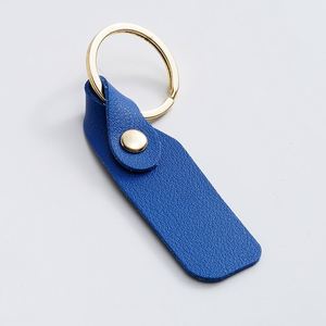 New Arrivals Promotional Gifts High Quality PU Keyring <b>Key</b> Chain Blank Girls & Boys Ins Gifts Metal Leather Keychain - Product Image 6