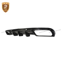 Séparateur de lèvres avant arrière en Fiber de carbone sec de Style virgule jupes latérales Canards Bodykit pour Mercedes Benz classe C W205 coupé C63AMG