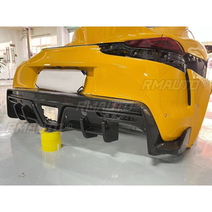 สำหรับ Toyota Supra MK5 A90 A91 2019+ ชุดแต่งกันชนหลัง ลิปสปลิตเตอร์ ดิฟฟิวเซอร์ ชุดแต่งตัวถังรถยนต์ ฝาครอบป้องกันกันชน อุปกรณ์ตกแต่งรถยนต์ - Product Image 4