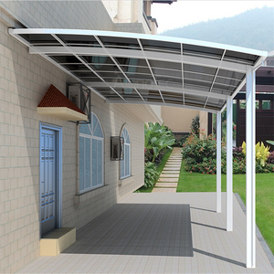 Nhà để xe mái hiên <span class=keywords><strong>Polycarbonate</strong></span> độ bền Hội Đồng Quản trị Nhôm PC tán carport - Product Image 1