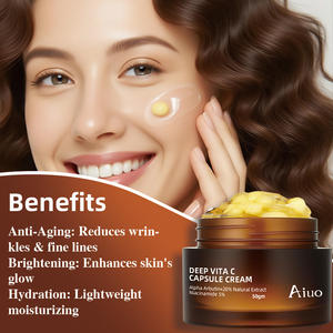 Crème <span class=keywords><strong>Visage</strong></span> Anti-Âge Gel Transparent Anti-Rides Hydratation Profonde Vitamine C Capsule Boba Crème <span class=keywords><strong>Visage</strong></span> - Product Image 5