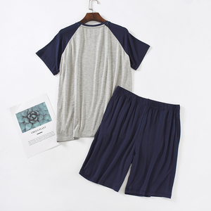 Abbigliamento da notte comodo personalizzato con top a maniche corte pigiami da donna pigiami da <span class=keywords><strong>uomo</strong></span> - Product Image 2