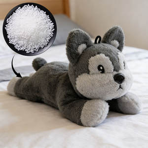 Coussin en peluche Grégonde doux pour la peau, adorable chiot moelleux, jouet en peluche de qualité supérieure, lesté, parfumé, personnalisé - Product Image 2