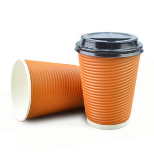 Tasse à café en papier jetable de haute qualité avec couvercle, 12oz/16oz/20oz, 2023, Alibaba - Product Image 3