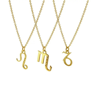Desiderio Dropshipping collana in argento Sterling 925 placcato in oro 18 carati gioielli zodiaco collana vergine per le donne - Product Image 3