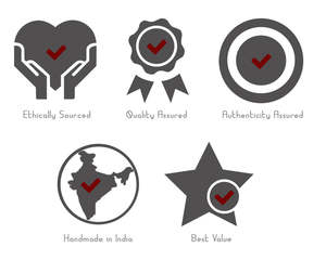 ผ้าฝ้ายออร์แกนิค 100% พิมพ์ลายด้วยมือแบบอินเดีย กว้าง 44 นิ้ว / 111 ซม. ทอแบบมือ สัมผัสนุ่ม เหมาะสำหรับตัดเย็บชุดผู้หญิง ขายส่ง - Product Image 5