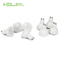 Lampu LED GU10 Grosir 3W 100 Derajat 280Lm 100-265V Semua Plastik Penutup PC Arus Konstan Hemat Energi