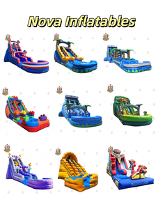 Glissade gonflable en PVC sur mesure pour trampoline commercial <span class=keywords><strong>Nova</strong></span> Factory, avec piscine pour enfants, pour l'extérieur et l'intérieur - Product Image 5