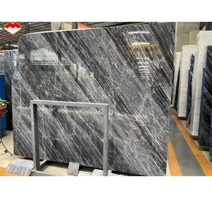 Dalle de marbre gris Florence italienne en pierre naturelle pour la conception de marches et de revêtements de sol d'escaliers légers - Product Image 2