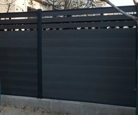 Valla de plástico y madera para exteriores, precio Real, diseño compuesto
