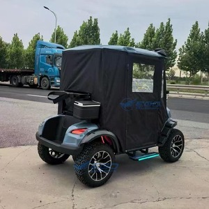 Cortina de Lluvia y Parasol Azul Claro Directo de Fábrica, Totalmente Cerrado, para Carro de Golf Eléctrico, Autobús Turístico, Club Car, XCEGO, Autonomía de 80-100 km - Product Image 3