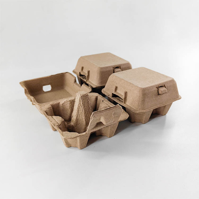 Wholesale Factory Biodegradable Molded Eco Friendly Popular Molded Packaging Pulp Box Egg Tray