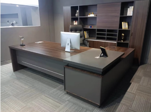 Smooth Executive <span class=keywords><strong>Desk</strong></span> dalla produzione classica tavolo da ufficio scrivania tradizionale per CEO - Product Image 2